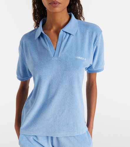 Polo de rizo de algodón con logo - Hunza G - Modalova