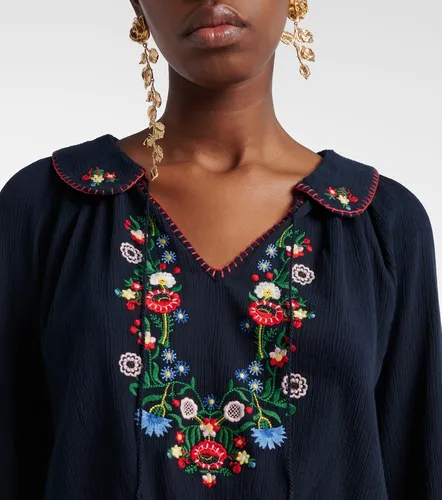 Rixo Sofira embroidered cotton top - Rixo - Modalova