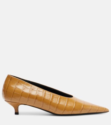 Toteme 35 Croc-effect leather pumps - Toteme - Modalova