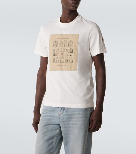 Moncler T-shirt in jersey di cotone - Moncler - Modalova