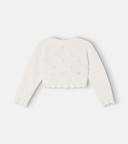Bebé - cárdigan de algodón bordado floral - Patachou - Modalova