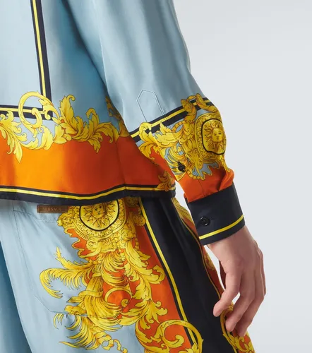 Versace Camisa de seda estampada - Versace - Modalova