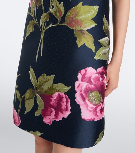 Floral jacquard shift dress - Carolina Herrera - Modalova