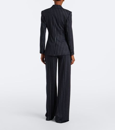 Pinstripe pleated wide-leg pants - Max Mara - Modalova