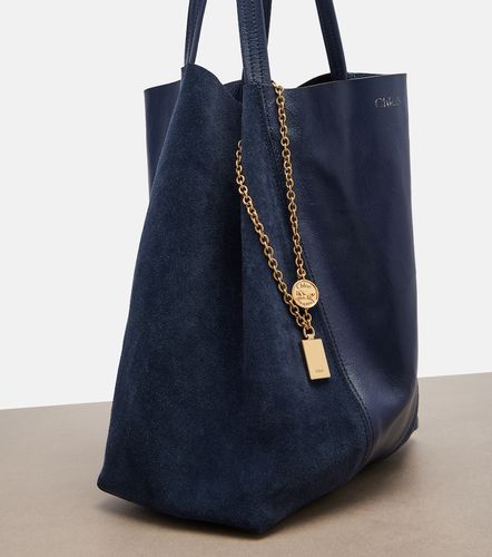 Chloé Shopper Spin in pelle e suede - Chloe - Modalova