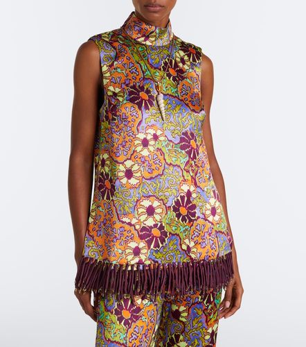 Alémais Top Joanna floral con flecos - Alemais - Modalova