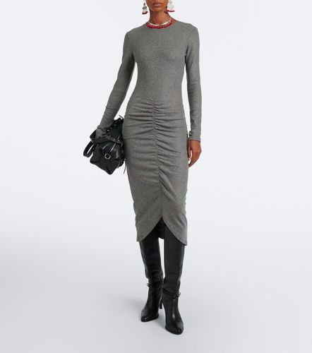 Dyling ruched jersey midi dress - Marant Etoile - Modalova