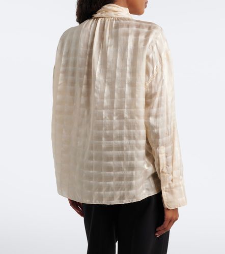 Blusa Airy Check in cotone e seta - Dorothee Schumacher - Modalova
