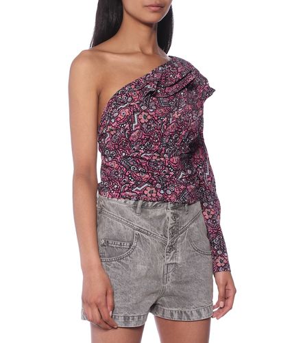 Top Rafiki de seda elastizada - Isabel Marant - Modalova