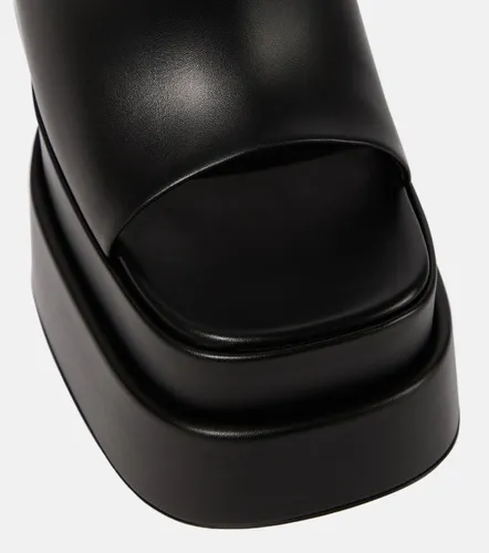 Versace Leather platform sandals - Versace - Modalova