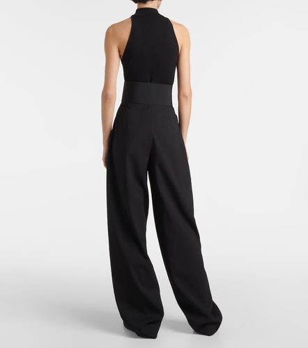 Alaia High-rise wool wide-leg pants - Alaia - Modalova