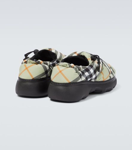 Check quilted mules - Burberry - Modalova