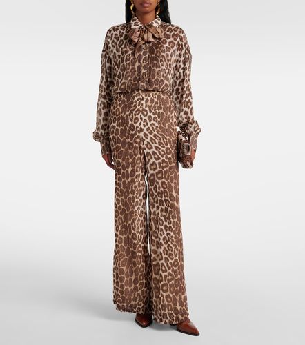 Leopard-print flared pants - Zimmermann - Modalova