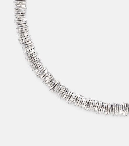 Collar tenis Classic de oro blanco de 18 ct con diamantes - Suzanne Kalan - Modalova