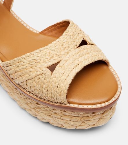 Arty raffia platform sandals - Clergerie - Modalova