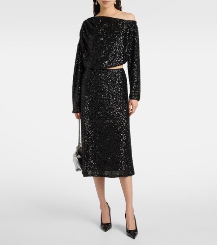 Belle sequined asymmetric top - Diane von Furstenberg - Modalova