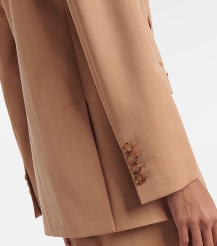Striped double-breasted wool blazer - Stella McCartney - Modalova