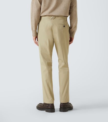 Pantalones slim de gabardina de algodón - Burberry - Modalova