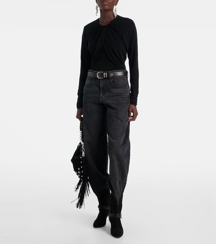 Top Gaetane de jersey drapeado - Isabel Marant - Modalova