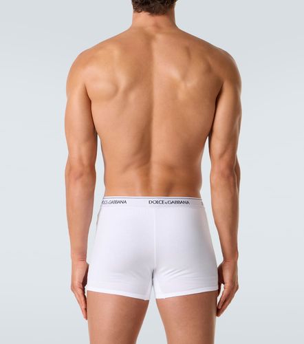 Set de 2 bóxer briefs en mezcla de algodón - Dolce&Gabbana - Modalova