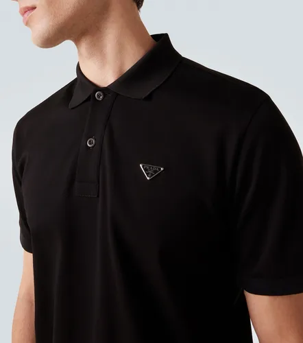 Prada Logo cotton polo shirt - Prada - Modalova