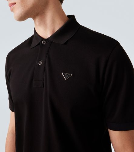 Prada Polo in cotone con logo - Prada - Modalova