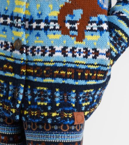 Fair Isle virgin wool cardigan - Stella McCartney - Modalova