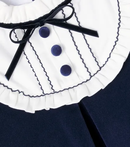 Vestido Clara de terciopelo de algodóm - La Coqueta - Modalova