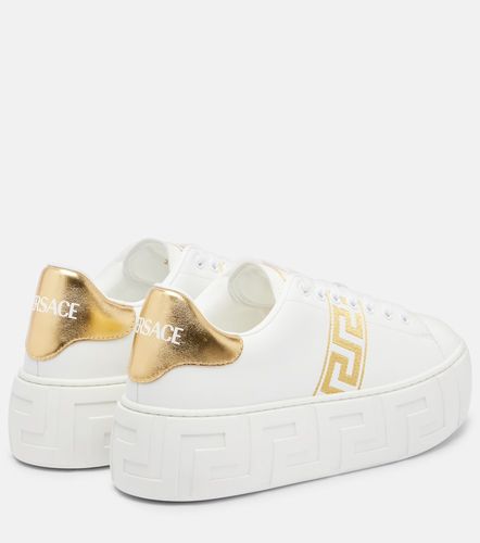 Versace Greca embroidered sneakers - Versace - Modalova