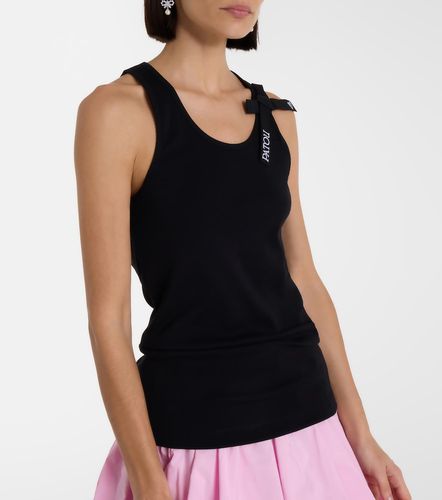 Top in cotone con fiocco e logo - Patou - Modalova