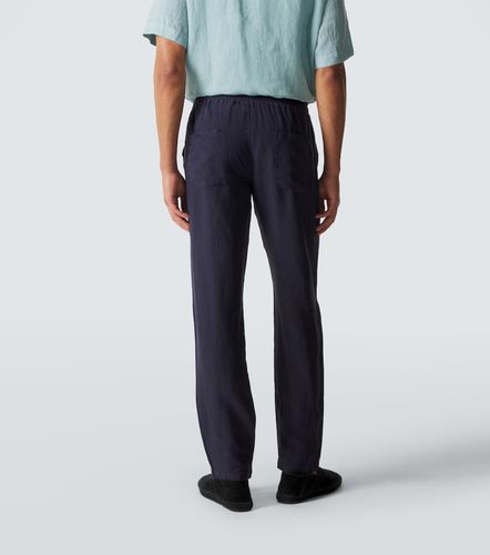 Pantalones rectos de lino - Thom Sweeney - Modalova
