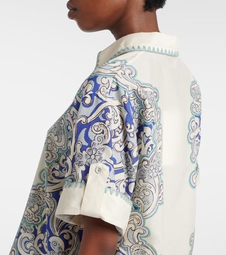 Alémais Camisa de algodón y seda estampada - Alemais - Modalova