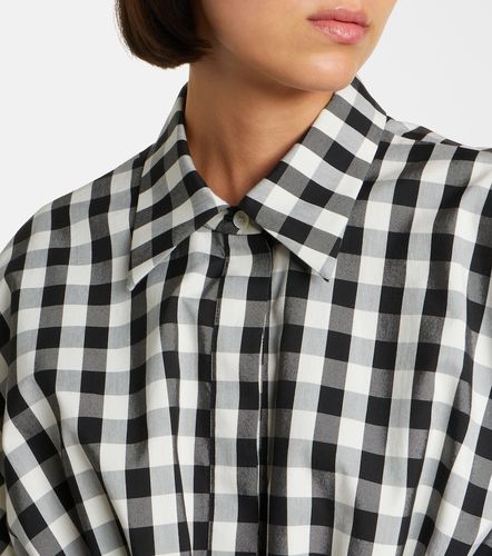 Checked cotton-blend shirt dress - Givenchy - Modalova