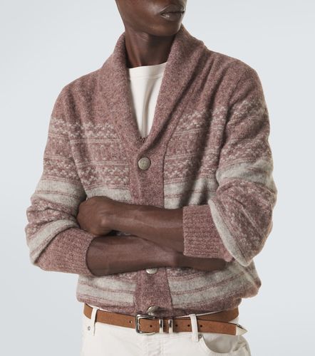 Alpaca, cashmere, and wool-blend cardigan - Brunello Cucinelli - Modalova