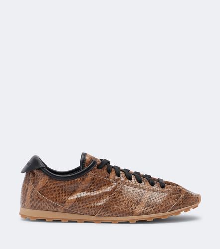 Tennis snake-effect leather sneakers - Jacquemus - Modalova