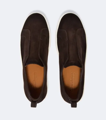 Santoni Suede slip-on sneakers - Santoni - Modalova