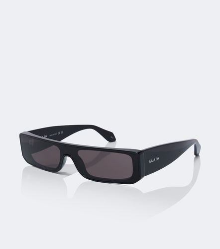 Alaïa Gafas de sol rectangulares Lettering Logo - Alaia - Modalova