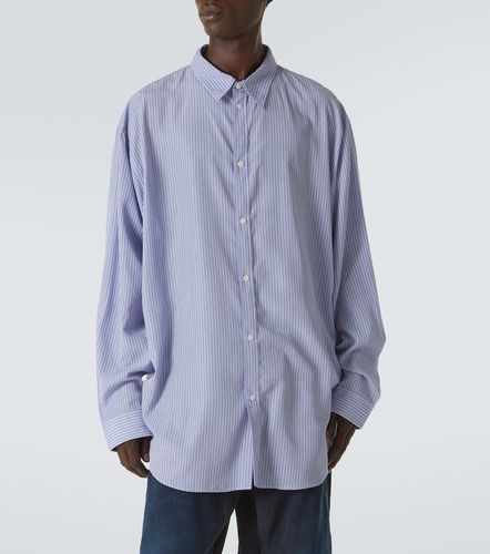 Flowing pinstripe oversized shirt - Balenciaga - Modalova