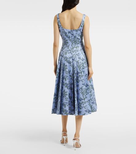 Vestido midi plisado Adele floral - Emilia Wickstead - Modalova