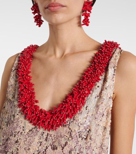 Abito midi con paillettes - Dries Van Noten - Modalova