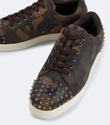 Seavaste camouflage spiked suede sneakers - Christian Louboutin - Modalova