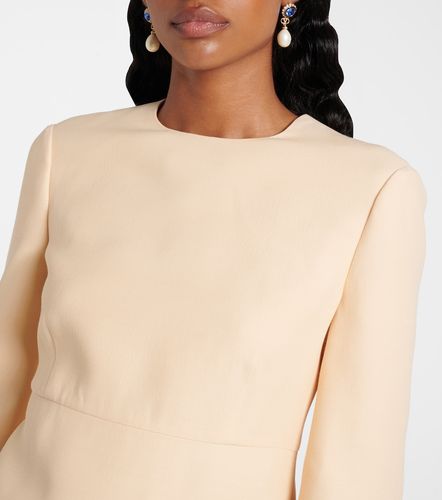 Abito midi in Crêpe Couture con volant - Valentino Garavani - Modalova