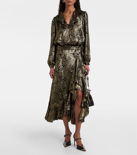 Paisley ruffled silk-blend blouse - Etro - Modalova