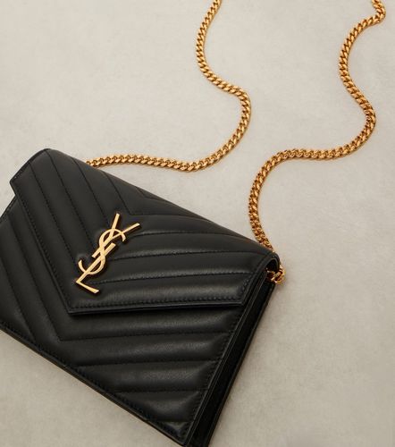 Cartera con cadena Cassandre de piel matelassé - Saint Laurent - Modalova