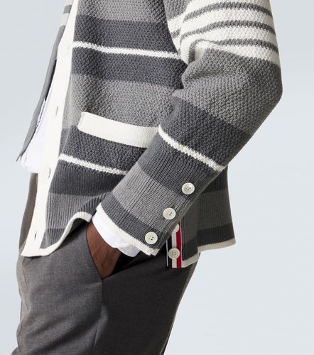 Cárdigan de algodón a rayas - Thom Browne - Modalova