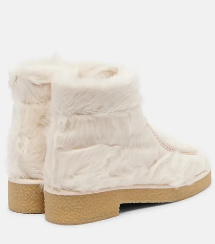 Frosty shearling ankle boots - Aquazzura - Modalova