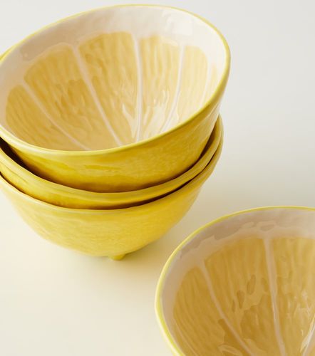 Set de 4 bols Lemon de cerámica - Bordallo Pinheiro - Modalova