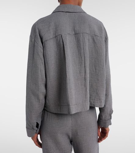 Camisa Adeline de algodón con pata de gallo - Velvet - Modalova