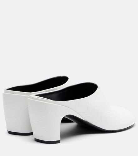 Debossed leather mules - Dries Van Noten - Modalova