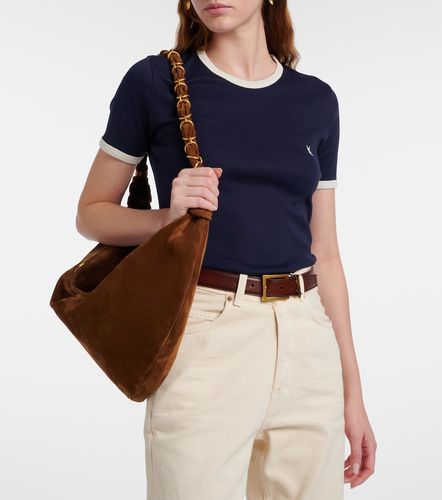 T-shirt Cassandre in jersey di cotone - Saint Laurent - Modalova
